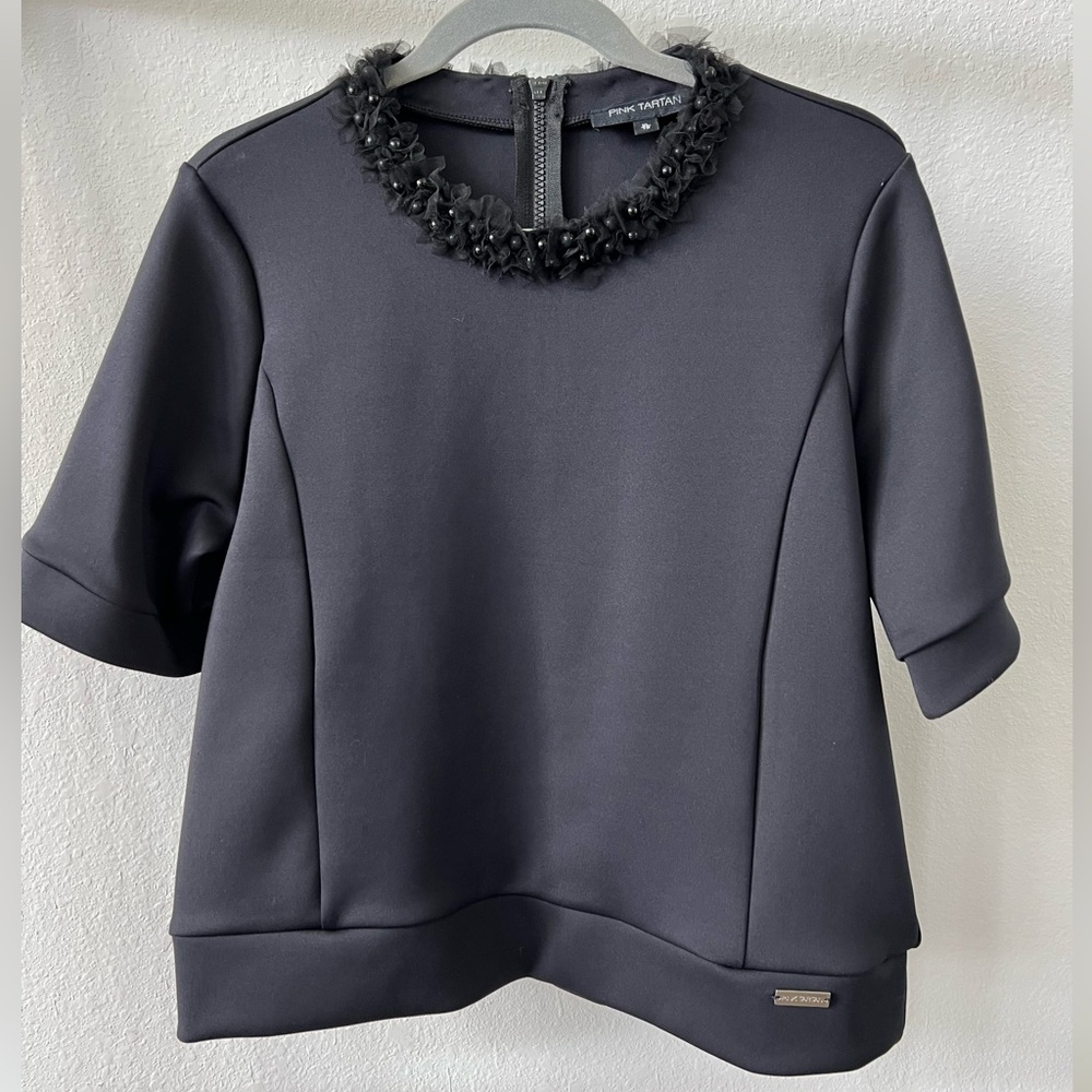 Pink Tartan Top